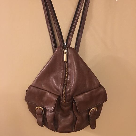 boulder ridge leather backpack